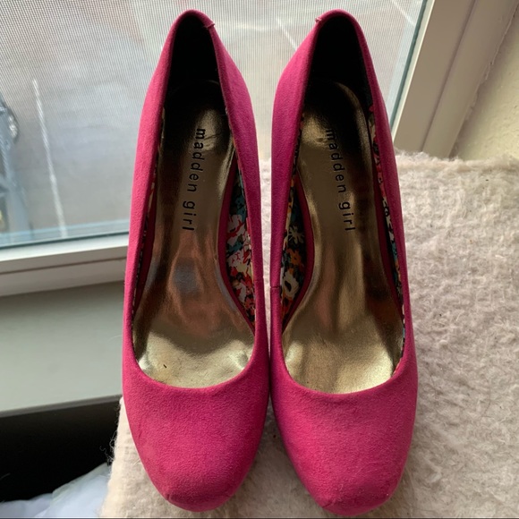 Madden Girl hot pink pumps - Picture 2 of 8